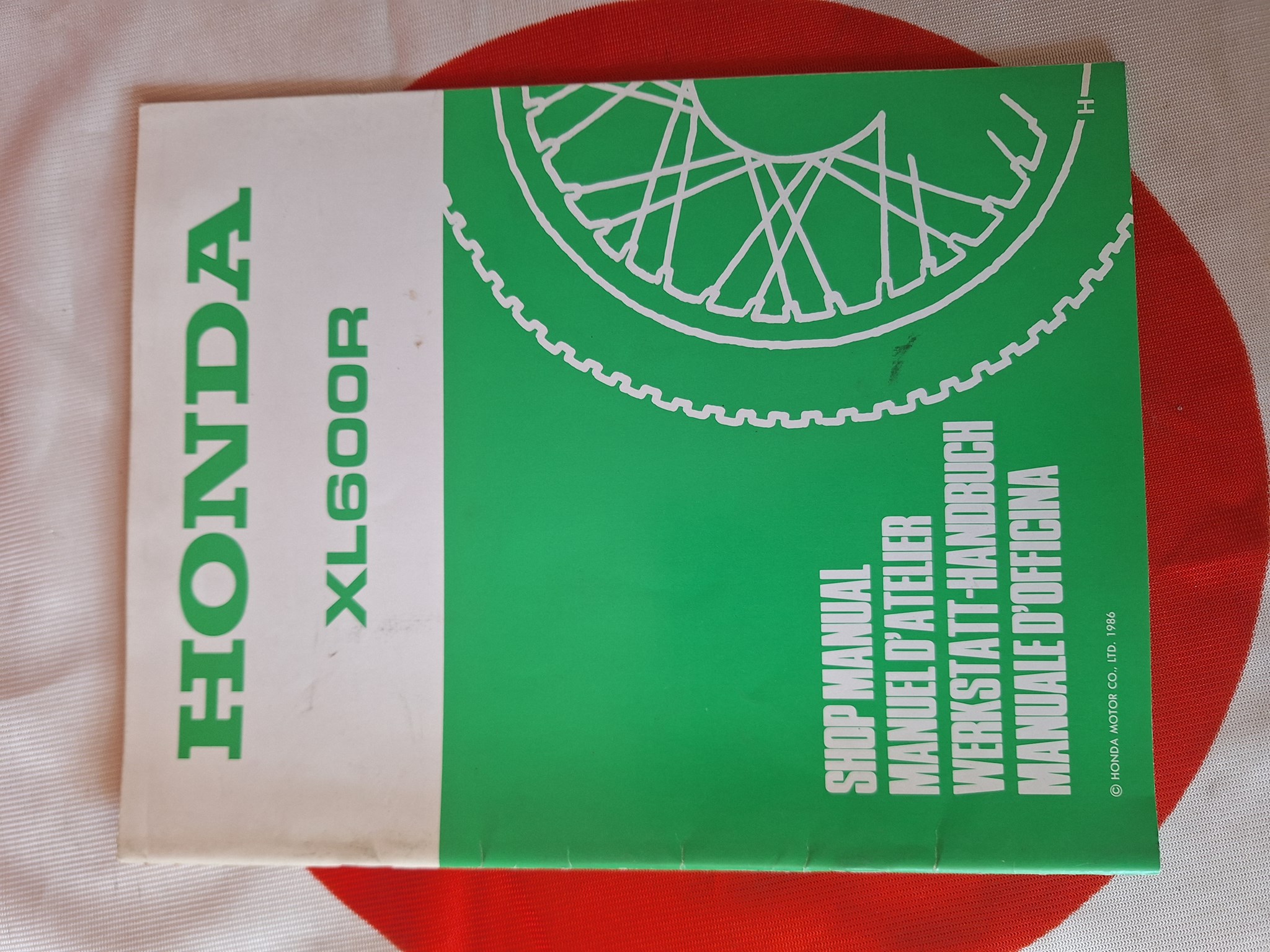 Picture of Werkstatthandbuch Nachtrag Honda  XL600R